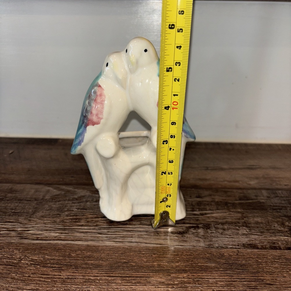 Vintage Mid Century Love Birds Planter / Vase - Picture 8 of 8